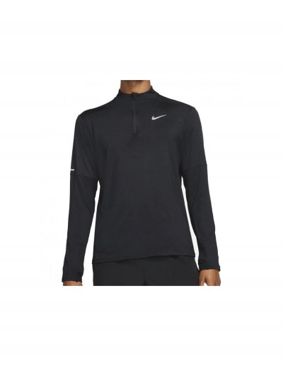 NIKE  M NK DF ELMNT Top HZ Sweatshirt Mens, Black/Reflective Silv, 2XL