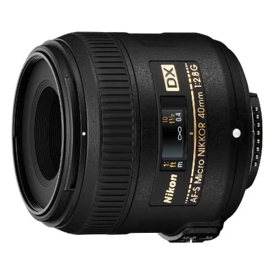 NIKON  af-s micro-nikkor 40 mm f2.8 dx g objectif noir JAA-638-DA