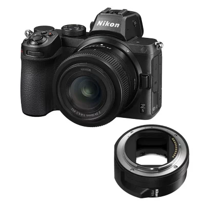 NIKON  appareil photo hybride z5 + z 24-50mm f/4-6.3 + adaptateur ftz II 