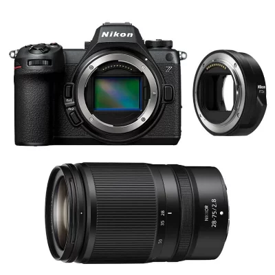 NIKON  appareil photo hybride z6 III + z 28-75mm f/2.8 + ftz II adaptateur 