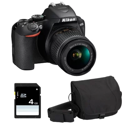 NIKON  appareil photo reflex d3500 + 18-55 vr + sac + sd 4go 