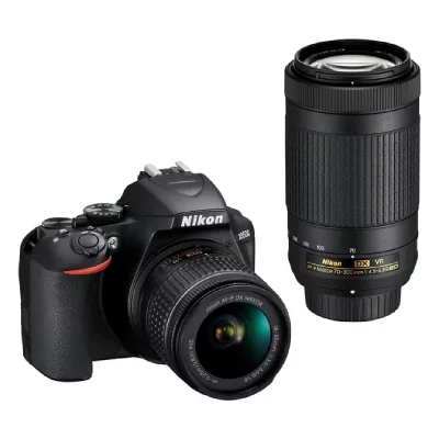 NIKON  Appareil photo Reflex D3500+18-55VR+70-300VR+Sac+16Go+Batterie