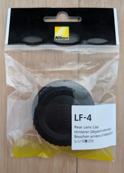 NIKON  Bouchon Arri&egrave;re d'Objectif LF-4