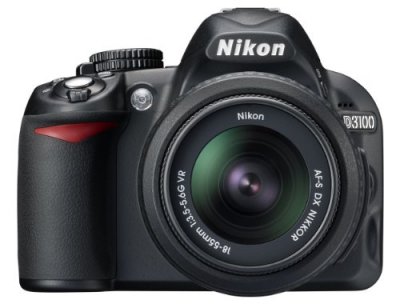 NIKON  D3100 + Obj.  AF-S DX VR 18 - 55 mm f/3.5 - 5.6 s&eacute;rie G 