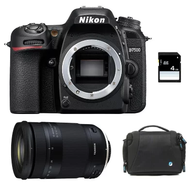 NIKON  D7500 + TAMRON 18-400 VC GARANTI 3 ans + Sac + Carte SD 4Go