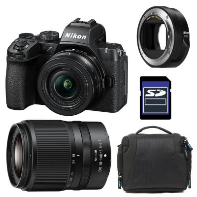NIKON  z50 ii + z 16-50 + z 50-250 + sac + carte sd 8 go + adaptateur ftz ii