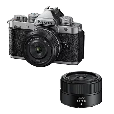 NIKON  Zf Silver + Objectif NIKKOR Z 40mm f/2 SE + Z 28mm f/2.8 - Neuf