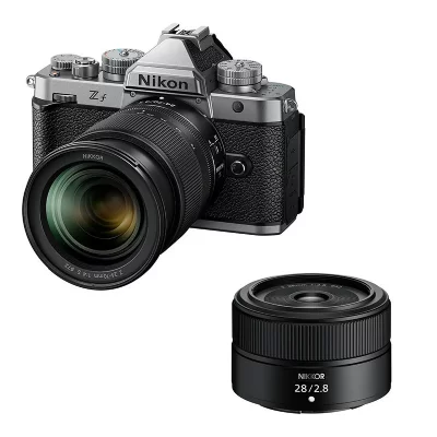 NIKON  Zf Silver + Objectif Z 24-70mm f/4 S + Z 28mm f/2.8 - Neuf