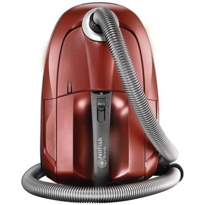 NILFISK  Bravo Sr10p07a Aspirateur Avec Sac, Red, Set De 8 Pi&egrave;ces 