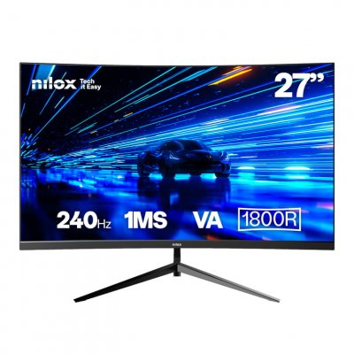 NILOX  &Eacute;cran Incurv&eacute; Gaming Nxm27crv2402 27&acute;&acute; Full Hd Va Led 240hz