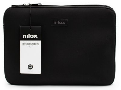 NILOX  FUNDA NEOPRENO 14.1"" Negra, Maison Unisex, Multicolore, Estandar