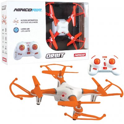 NINCO  quadopt&egrave;re Air Orbit 13 x 13 cm blanc/orange