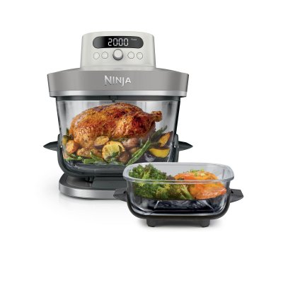 NINJA  CRISPi Pro AS090CHWH - Friteuse &agrave; air vitr&eacute;e 5,7 L + 2,3 L - Blanc