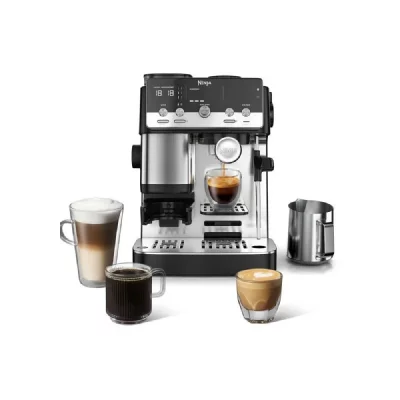 NINJA  ES301EU Luxe Caf&eacute; Mini 2-en-1 Noir & Inox
