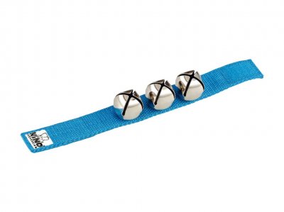 NINO PERCUSSION Nino by Meinl NINO961B Percussion Wrist Bells Blue