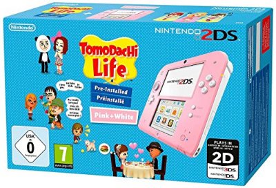 NINTENDO CSL 2DS ROSE BLANC TOMADACHI