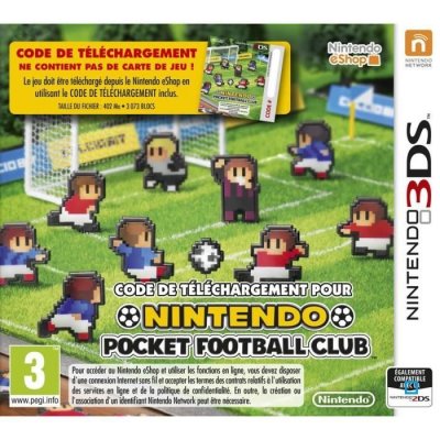 Nintendo pocket football club jeu 3ds