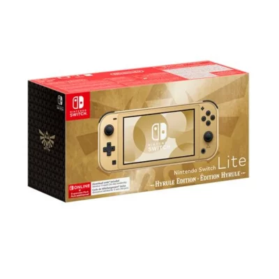 NINTENDO  Switch Lite Hyrule Edition + 12 Switch Online