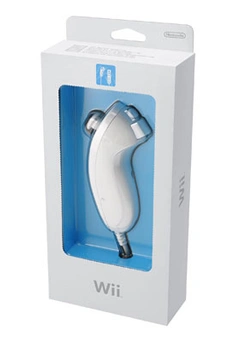 NINTENDO  Wii Nunchuk Controller - Nunchuk - 2 Boutons - Filaire - Pour  Wii
