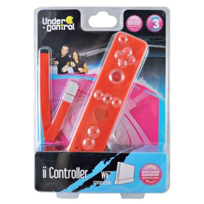 UNDER CONTROL Nintendo WII - Wiimote rouge avec motion plus