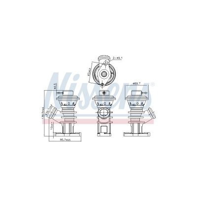NISSENS  Vanne EGR / AGR 98191