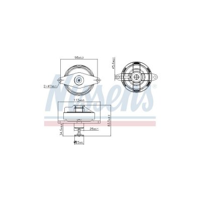 NISSENS  Vanne EGR / AGR 98197
