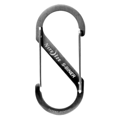NITE IZE  Metal S Biner 2 Key Ring Argent&eacute;