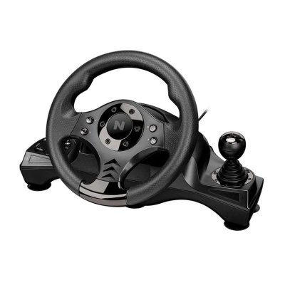 NITHO  Drive Pro V16 Steering Wheel And Pedals Argent&eacute;