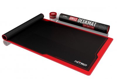 NITRO CONCEPTS  Deskmat DM12 - Noir/Rouge