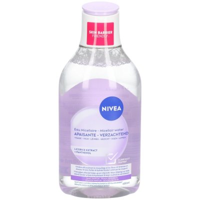 NIVEA  Eau micellaire visage 0%, peaux sensibles - Le flacon de 400ml