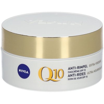 NIVEA  Q10 Anti-Rides Extra Nourrissant Soin de Jour R&eacute;parateur SPF15 50 ml - Pot 50 ml