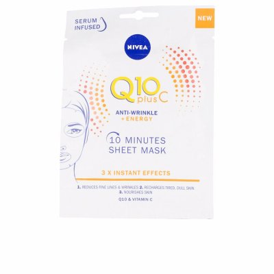 NIVEA  Q10+ Vitamine C anti-rides + Masque &eacute;nergisant pour le visage