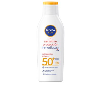 NIVEA  Sun Sensitive Lait Solaire Protection Imm&eacute;diate SPF 50+ 200 ml