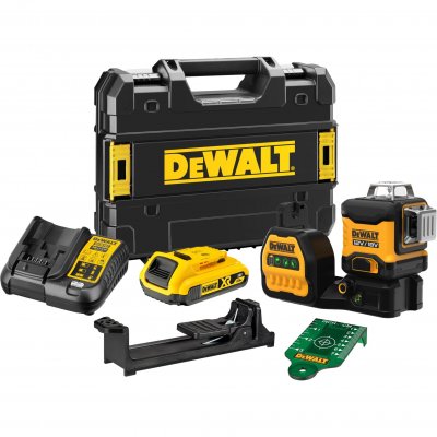 DEWALT Niveau laser multiligne 3x360 XR 12V/18V 2Ah Tstak - DCE089D1G18-QW