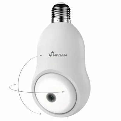 NIVIAN  Cam&eacute;ra De Surveillance Nvs-ipc-bulb1