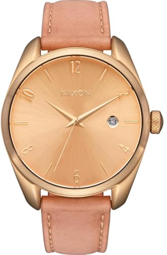 NIXON  Femme Analogique Montre avec Bracelet en Cuir A1343-5085-00
