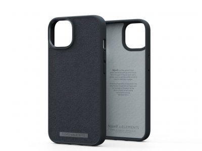 GENERIQUE Njord byELEMENTS Suede Comfort+ Case - iPhone 14 - Black - Neuf