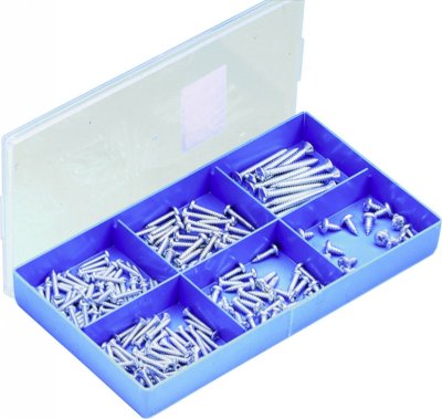 CONRAD No Name 804428 Assortiment de 200 vis &agrave; t&ocirc;le