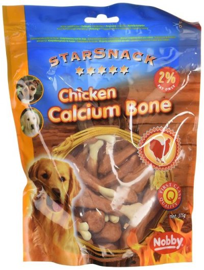 NOBBY  Friandise pour Chien Poulet Os Calcium 375 g 