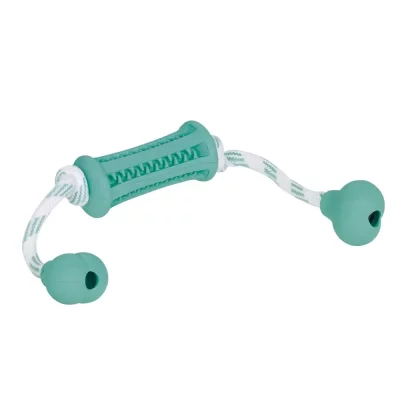 NOBBY PET Nobby Jouet Dental Os Et Corde En Caoutchouc - Menthe - 37cm - Pour Chien