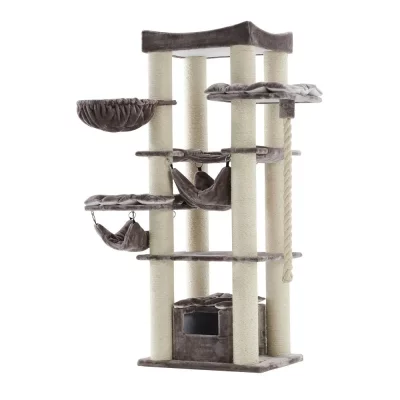 NOBBY PET Nobby Rubi Arbre &agrave; Chat, Cappuccino, 60 x 80 x 197 cm, 1 pi&egrave;ce