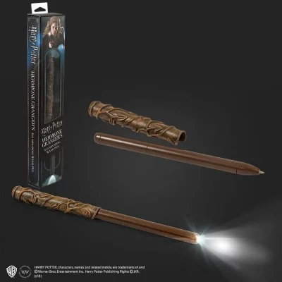 THE NOBLE COLLECTIONS Noble Collection Harry Potter stylo &agrave; bille LED Hermione- - Papeterie