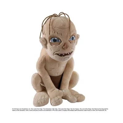 NOBLE COLLECTION  Le Seigneur des Anneaux peluche Gollum 23 cm- - Pelu