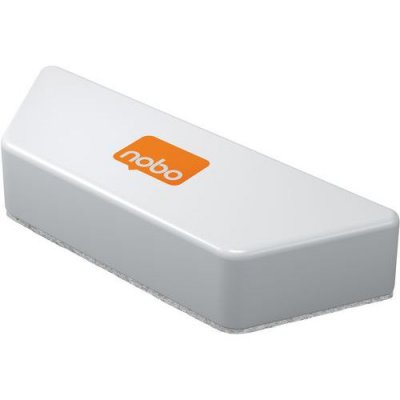 NOBO  Effaceur magn&eacute;tique pour tableau blanc, blanc - Lot de 2