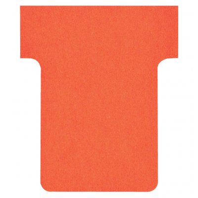 NOBO , Lot de 100 fiches T pour planning, Indice 1,5, Rouge, 2001503