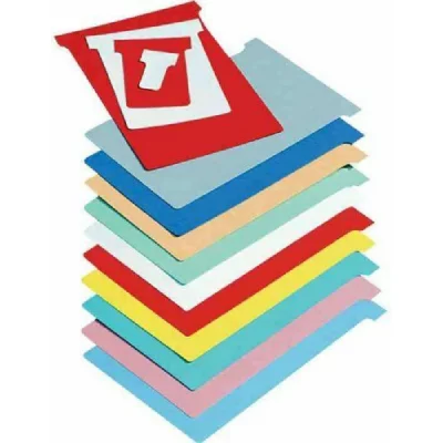 NOBO , Lot de 100 fiches T pour planning, Indice 2, Blanc, 2002002