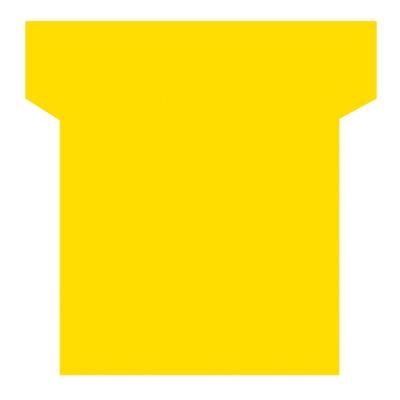 NOBO , Lot de 100 fiches T pour planning, Indice 2, Jaune, 2202004