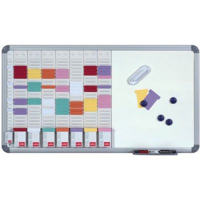 NOBO  tableau blanc avec planning hebdomadaire,