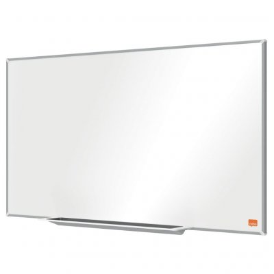 NOBO  tableau blanc magn&eacute;tique &eacute;cran large impression pro acier 71x40cm