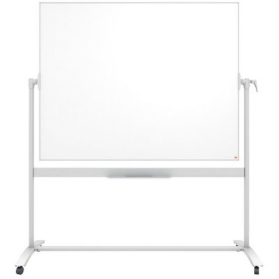NOBO  Tableau Blanc Mobile Pivotant &Eacute;maill&eacute; Magn&eacute;tique, 1200x1500 Mm